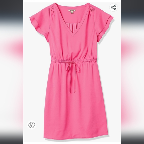 Goodthreads Ruffle/Flutter-Sleeve Georgette Dress - Picture 5 of 5